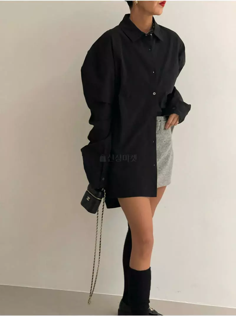 Black Fuchsia - Korean Women Fashion - #pursuepretty - Gogo Gak Shirt - 3