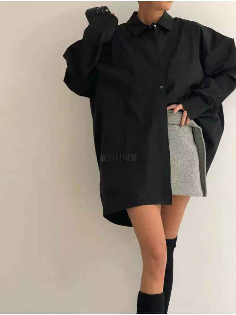 Black Fuchsia - Korean Women Fashion - #romanticstyle - Gogo Gak Shirt - 5