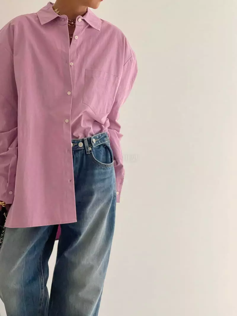 Black Fuchsia - Korean Women Fashion - #thatsdarling - Gogo Gak Shirt - 7