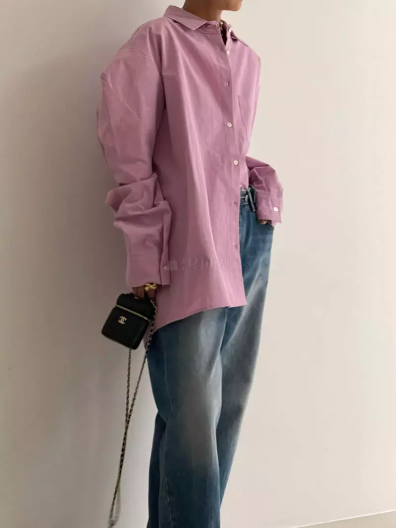 Black Fuchsia - Korean Women Fashion - #thelittlethings - Gogo Gak Shirt - 8