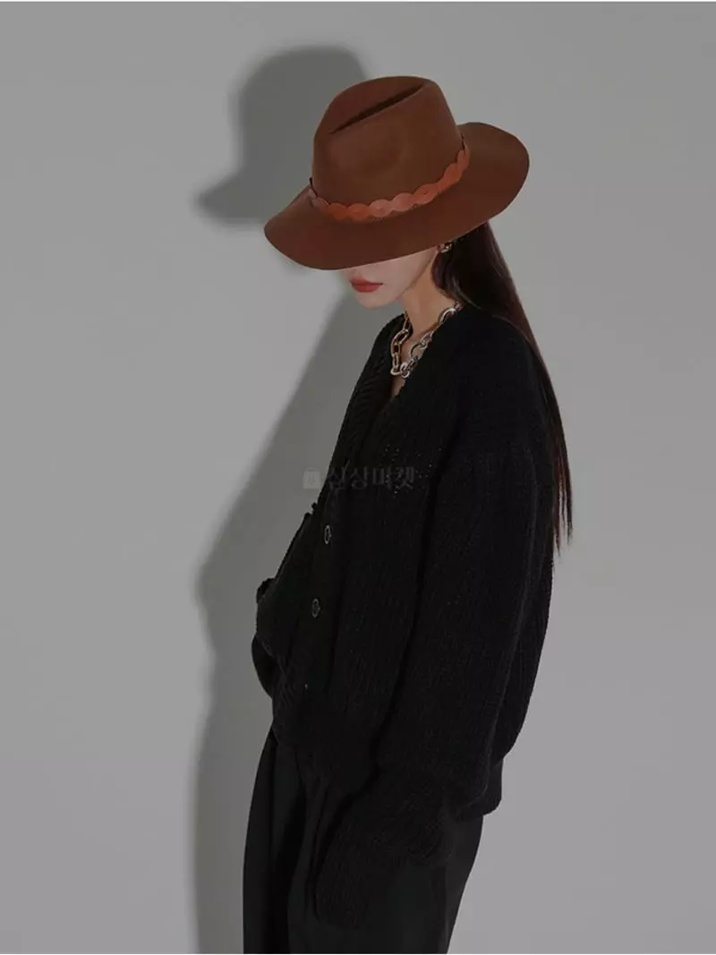 Black Fuchsia - Korean Women Fashion - #womensfashion - Hazzi Puff Cardigan - 5