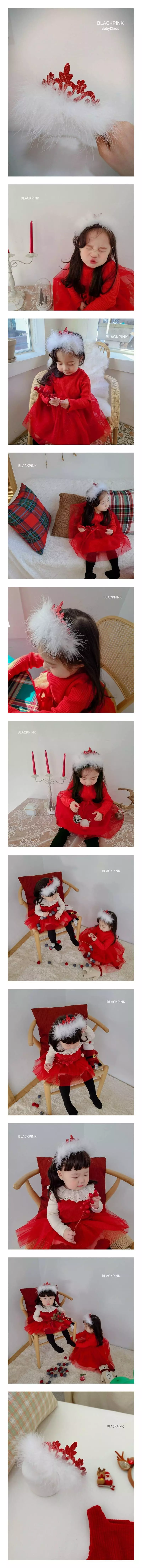 Black Pink - Korean Children Fashion - #magicofchildhood - Christmas Hariband