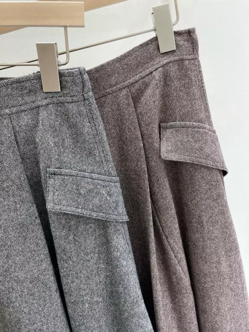 Blanc - Korean Women Fashion - #momslook - Cash Skirt - 6