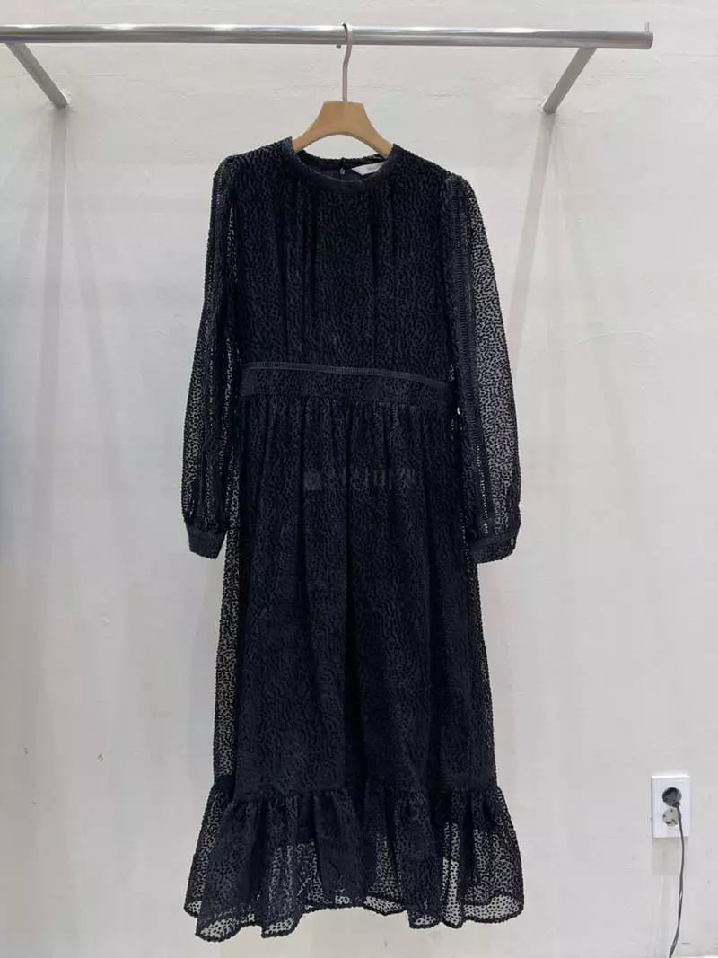 Blanc - Korean Women Fashion - #momslook - Jacquard One-piece