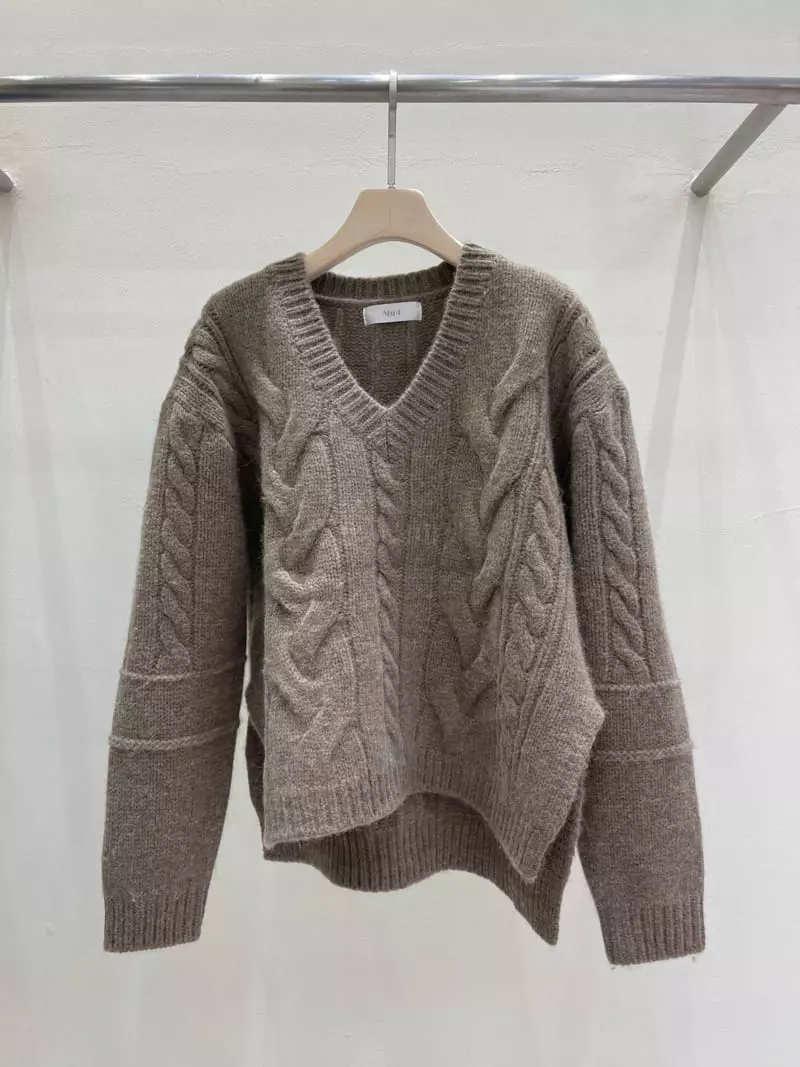 Blanc - Korean Women Fashion - #momslook - Alpa Knit Tee