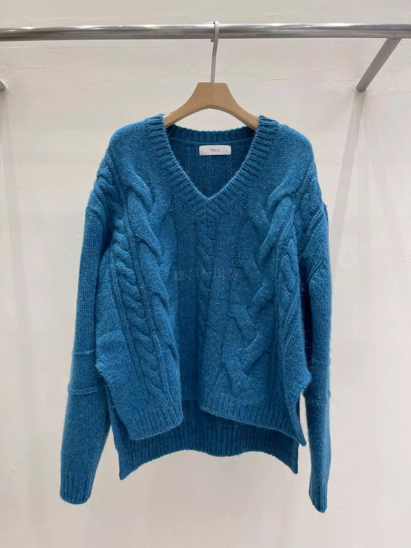 Blanc - Korean Women Fashion - #momslook - Alpa Knit Tee - 3