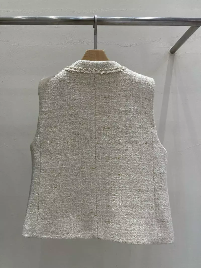 Blanc - Korean Women Fashion - #womensfashion - Shine Vest - 4