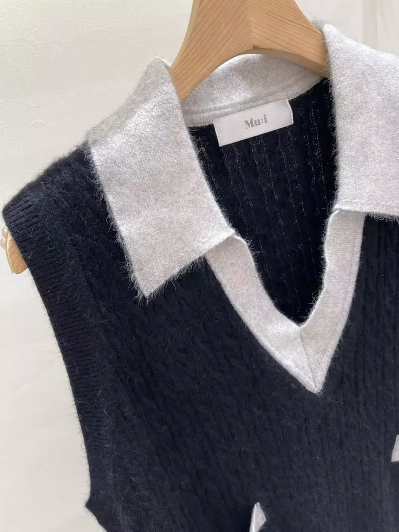 Blanc - Korean Women Fashion - #momslook - Snad Vest - 5
