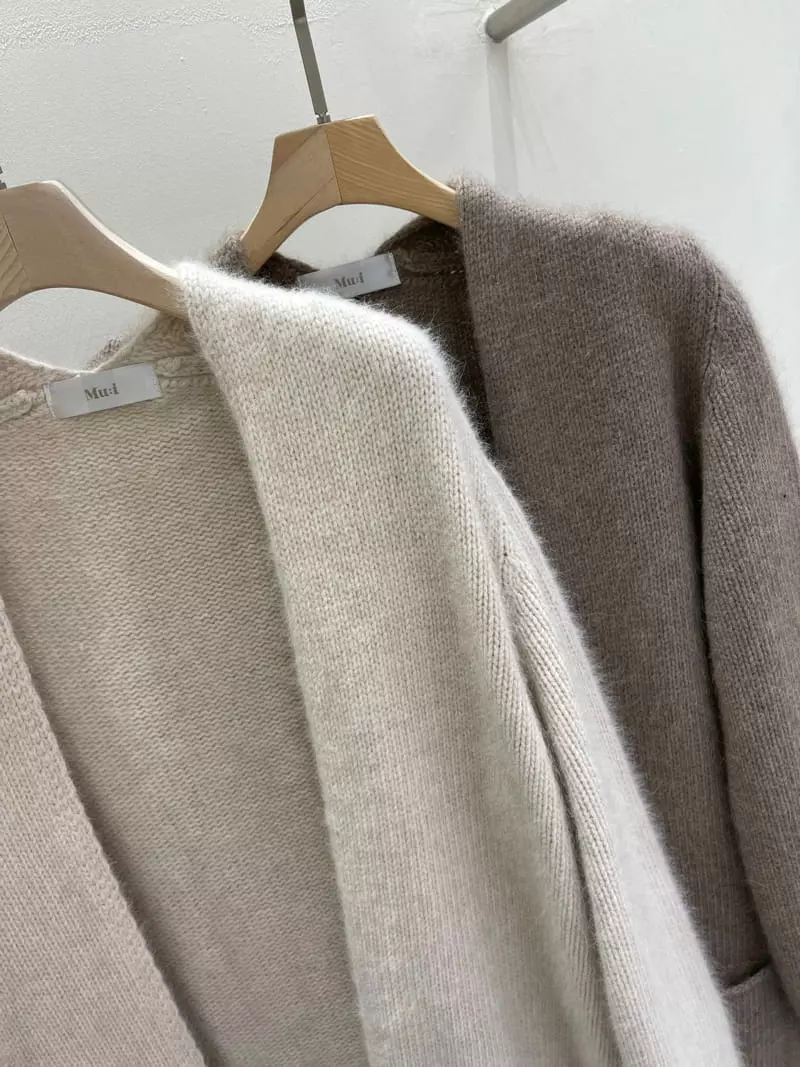 Blanc - Korean Women Fashion - #momslook - Long Cardigan - 4