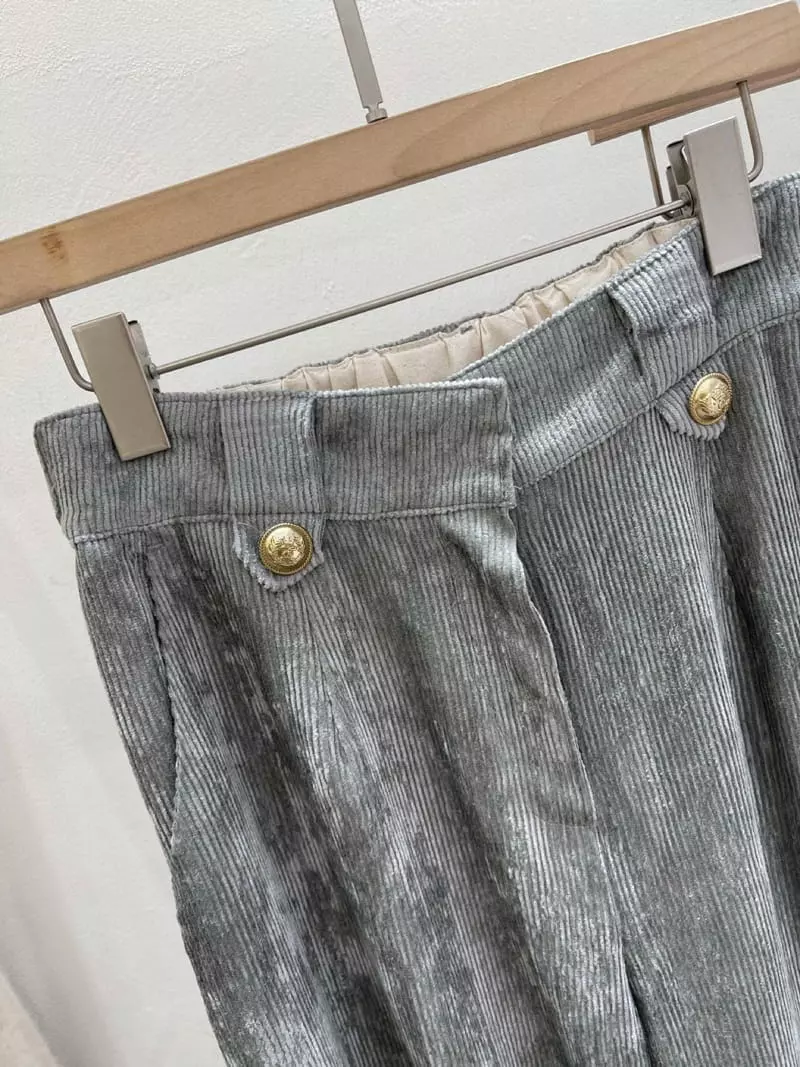 Blanc - Korean Women Fashion - #vintagekidsstyle - Rib PAnts - 3