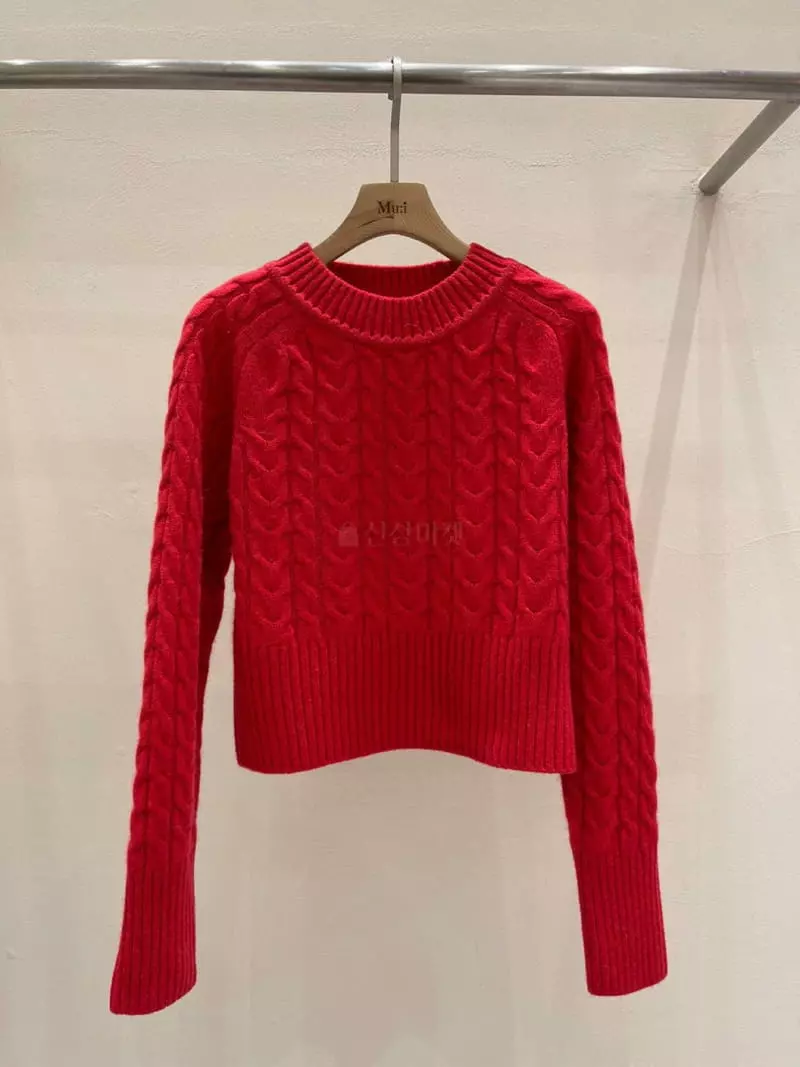 Blanc - Korean Women Fashion - #womensfashion - Carry Knit Tee - 6
