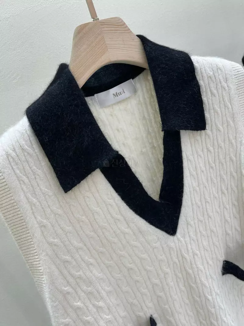 Blanc - Korean Women Fashion - #womensfashion - Snad Vest - 2