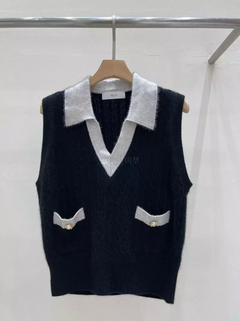 Blanc - Korean Women Fashion - #momslook - Snad Vest - 4