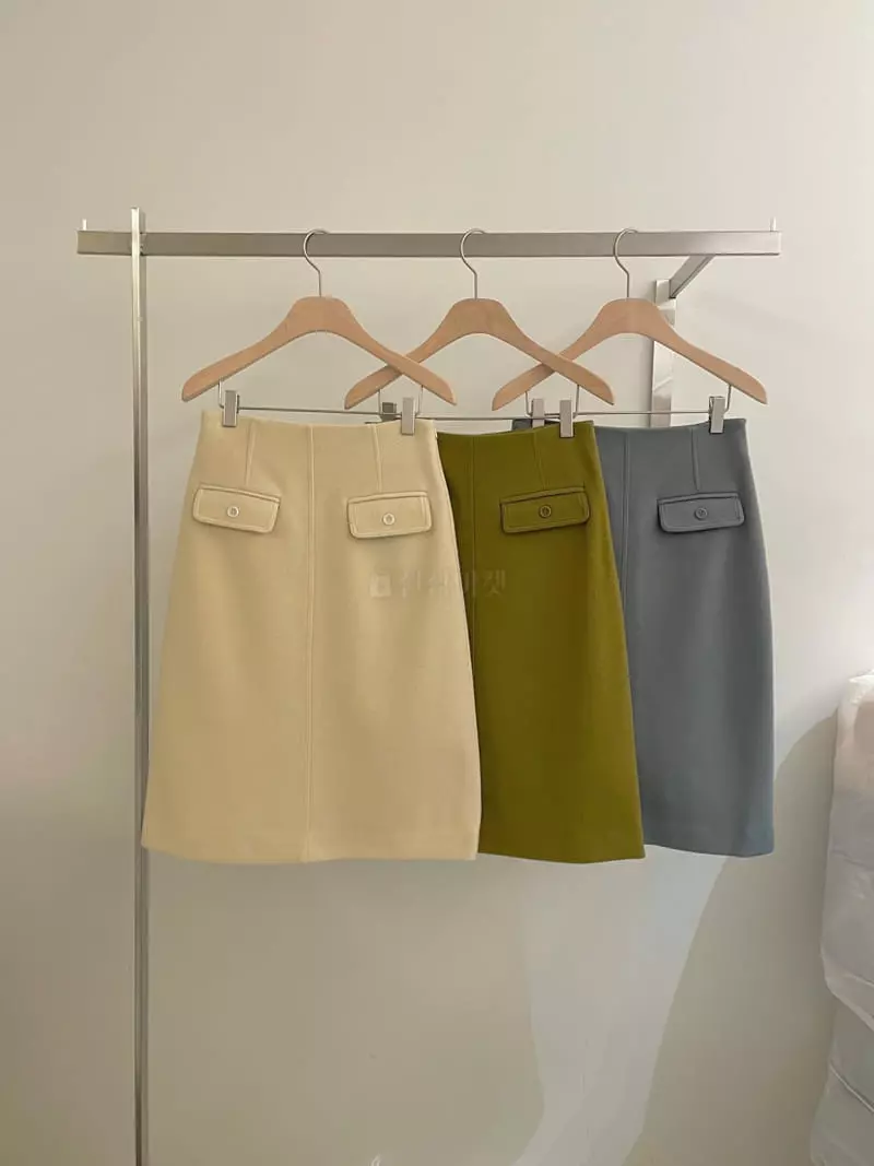 Bold - Korean Women Fashion - #romanticstyle - Pocket Skirt - 2