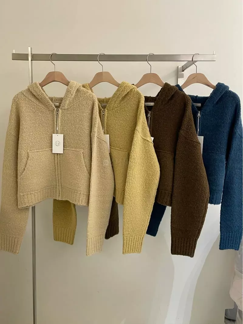 Bold - Korean Women Fashion - #thelittlethings - Alpaca Hoody Zip-up - 2