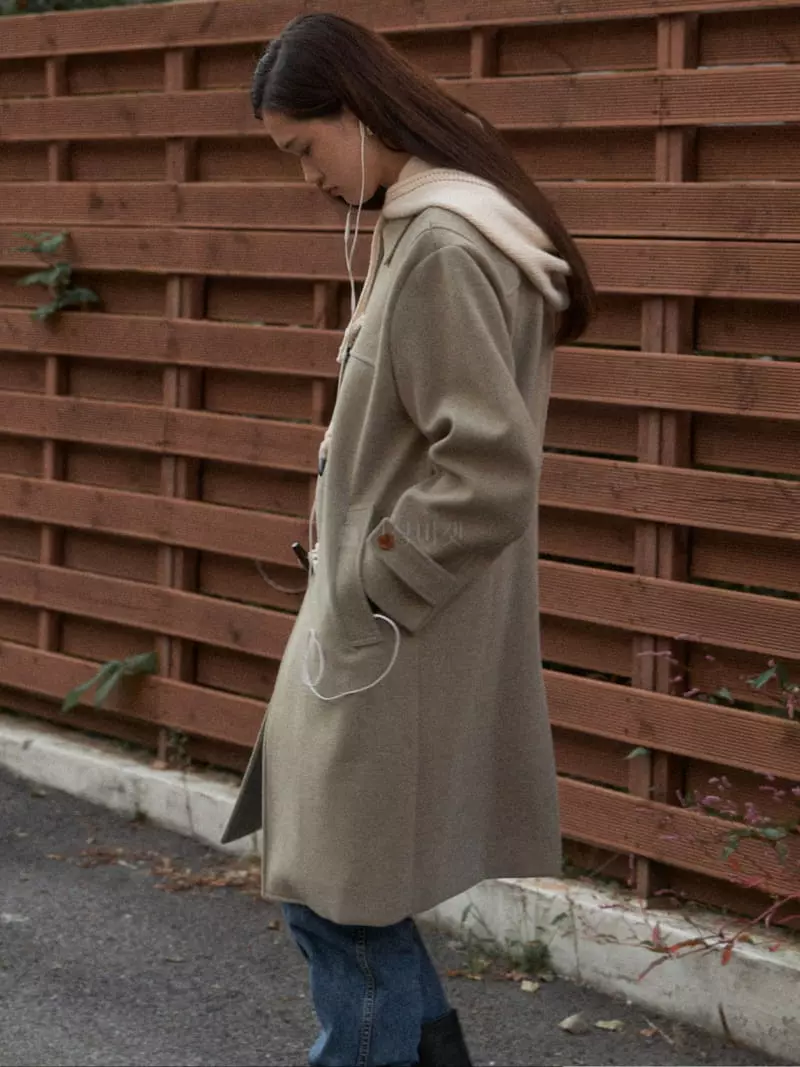 Bold - Korean Women Fashion - #womensfashion - Knit Hoody Coat - 5