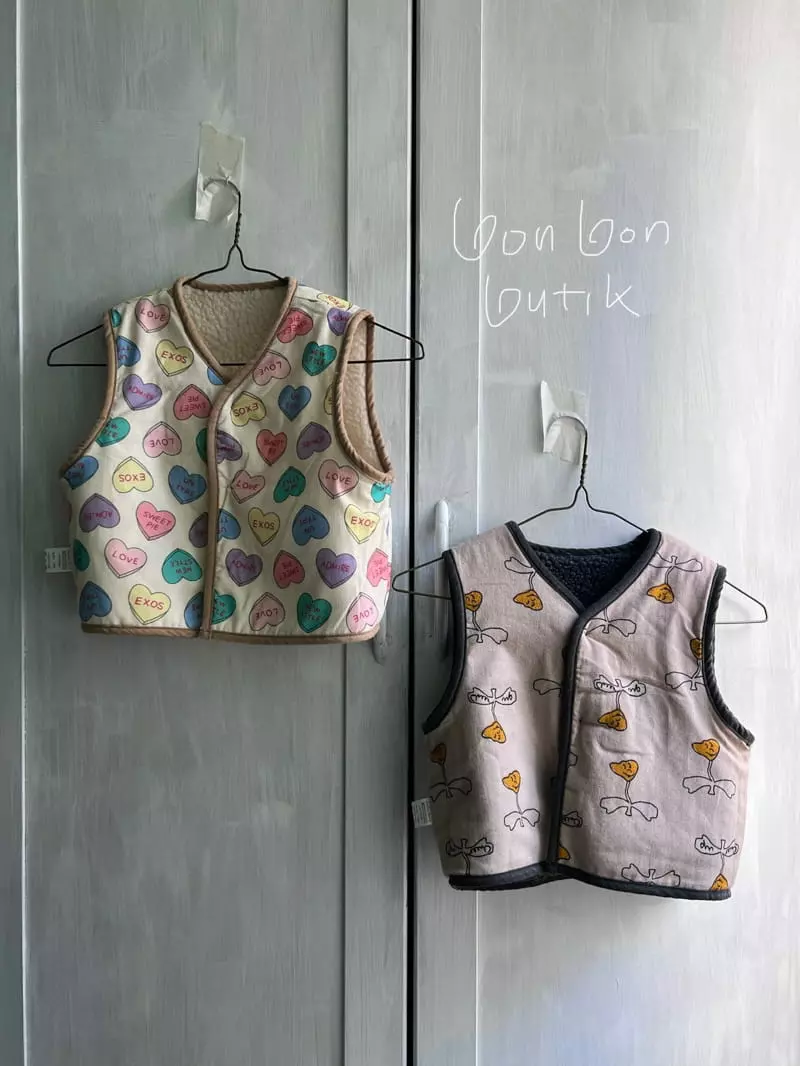 Bon Bon Butik - Korean Children Fashion - #childofig - Lava Vest Reversible