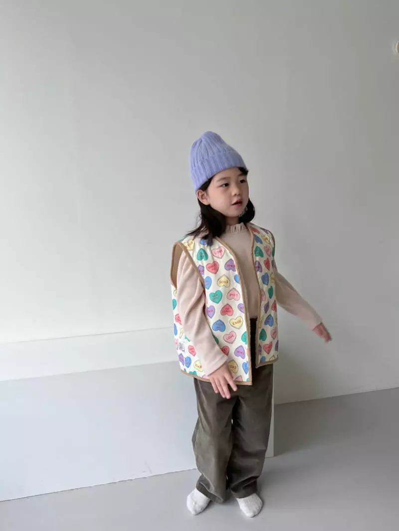 Bon Bon Butik - Korean Children Fashion - #childrensboutique - Lava Vest Reversible - 4