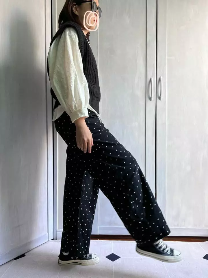 Bon Bon Butik - Korean Women Fashion - #momslook - Wide Pants Mom - 7