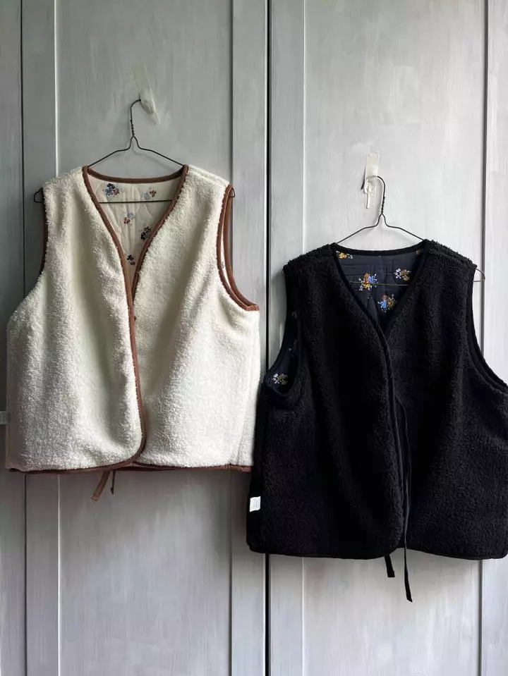 Bon Bon Butik - Korean Women Fashion - #romanticstyle - Mom Edel Vest  - 2