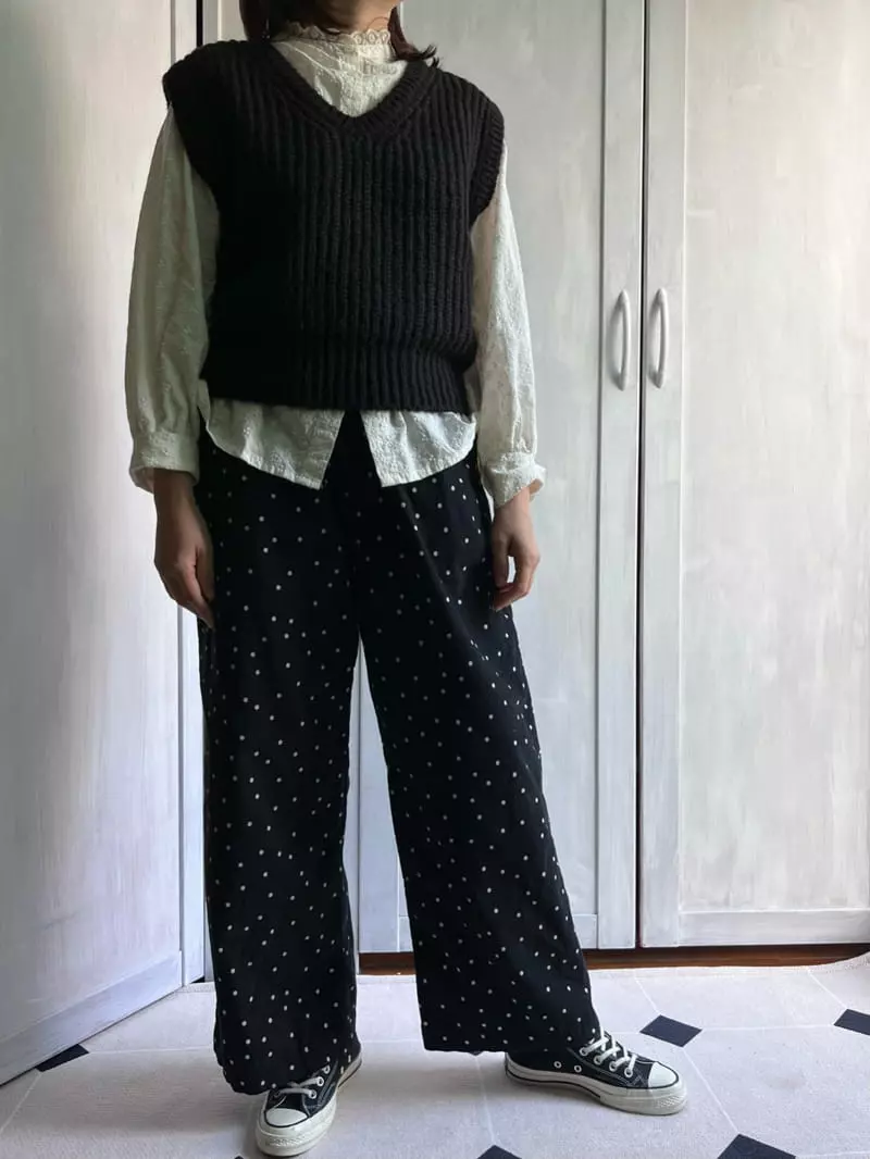 Bon Bon Butik - Korean Women Fashion - #thatsdarling - Wide Pants Mom - 8