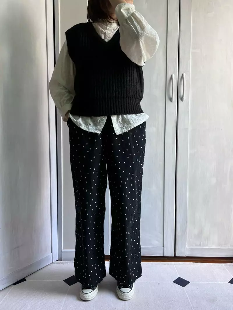 Bon Bon Butik - Korean Women Fashion - #vintageinspired - Wide Pants Mom - 2