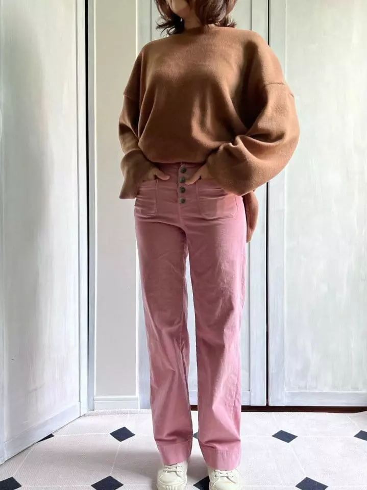 Bon Bon Butik - Korean Women Fashion - #momslook - Mom 70 Corduroy Pants - 4