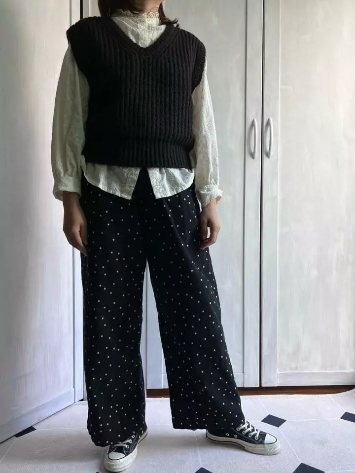 Bon Bon Butik - Korean Women Fashion - #womensfashion - Wide Pants Mom - 10