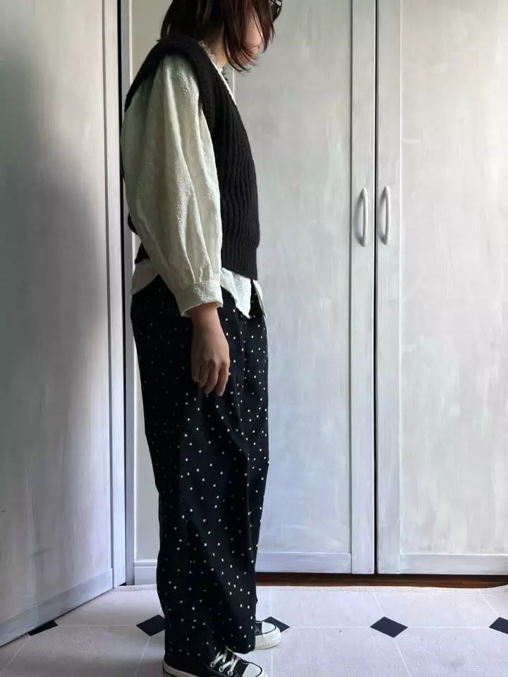 Bon Bon Butik - Korean Women Fashion - #womensfashion - Wide Pants Mom - 2
