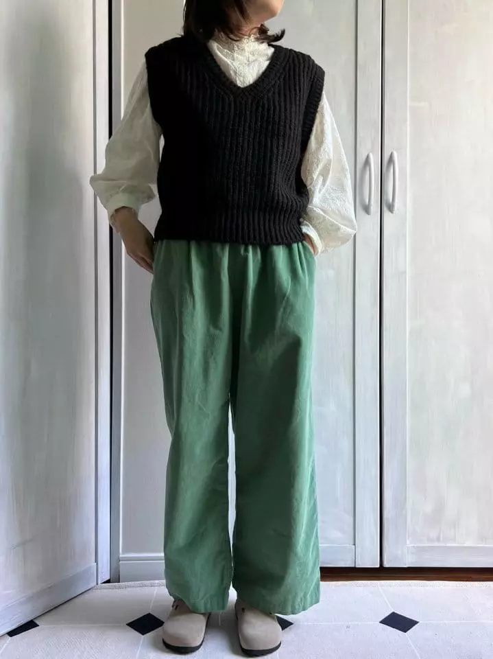 Bon Bon Butik - Korean Women Fashion - #womensfashion - Wide Pants Mom - 6