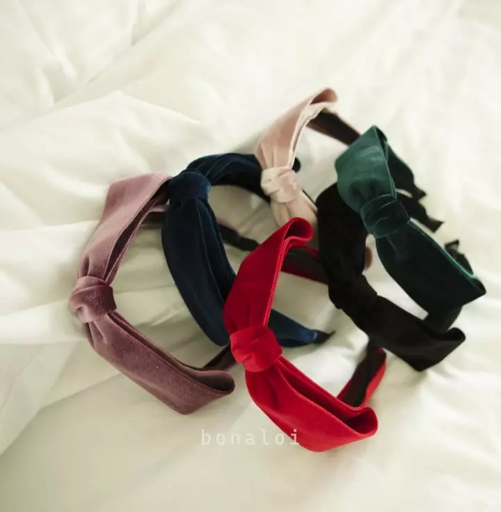 Bonaloi - Korean Children Fashion - #Kfashion4kids - Veloure Hairband