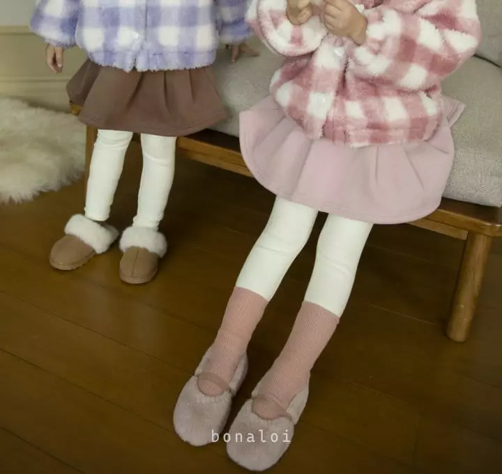 Bonaloi - Korean Children Fashion - #Kfashion4kids - Cozy Pleats Leggigns - 12