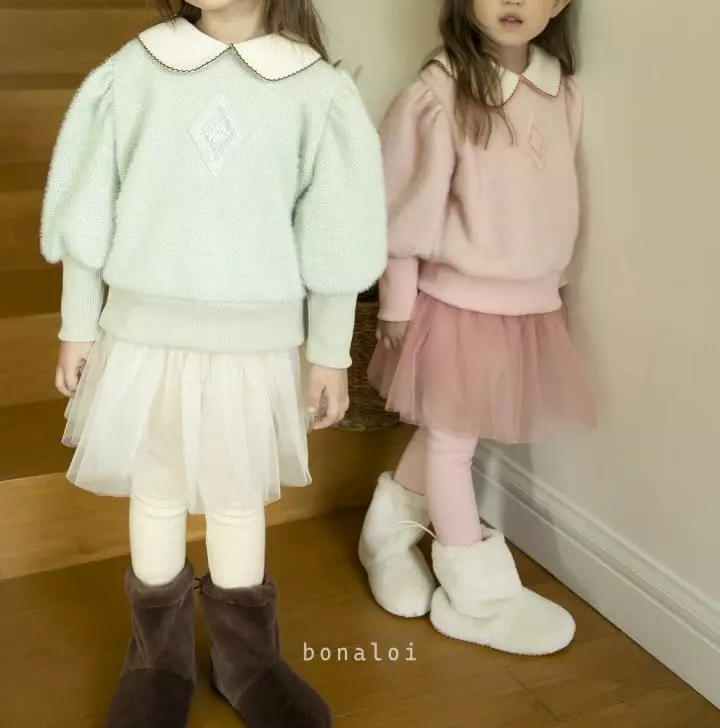 Bonaloi - Korean Children Fashion - #Kfashion4kids - Tutu Mink Leggings - 11