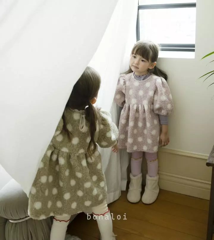 Bonaloi - Korean Children Fashion - #childofig - Bia Dot Tunic - 5