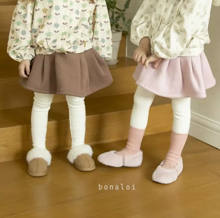 Bonaloi - Korean Children Fashion - #stylishchildhood - Cozy Pleats Leggigns - 4