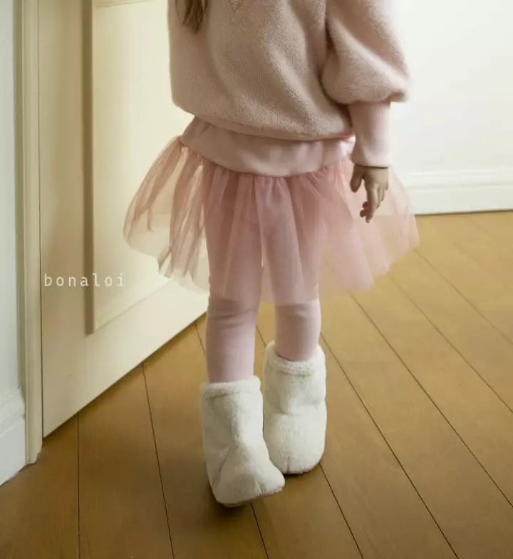 Bonaloi - Korean Children Fashion - #childofig - Tutu Mink Leggings - 4