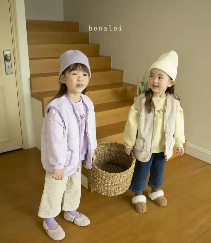 Bonaloi - Korean Children Fashion - #designkidswear - Reversible Vest - 9