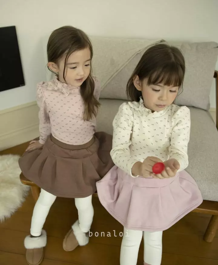 Bonaloi - Korean Children Fashion - #designkidswear - Petit Ribbon Tee - 8