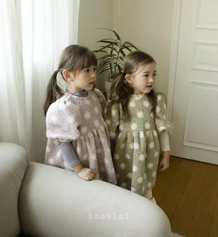 Bonaloi - Korean Children Fashion - #designkidswear - Bia Dot Tunic - 7