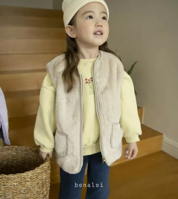 Bonaloi - Korean Children Fashion - #discoveringself - Reversible Vest - 10