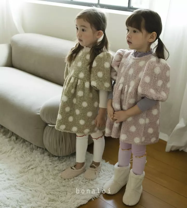 Bonaloi - Korean Children Fashion - #fashionkids - Bia Dot Tunic - 9