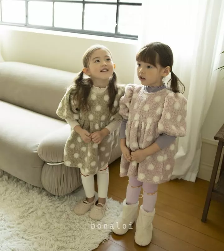 Bonaloi - Korean Children Fashion - #kidsshorts - Bia Dot Tunic - 10