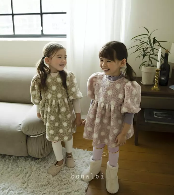 Bonaloi - Korean Children Fashion - #kidzfashiontrend - Bia Dot Tunic - 12