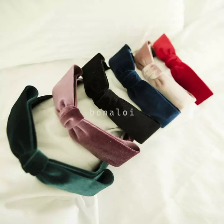 Bonaloi - Korean Children Fashion - #littlefashionista - Veloure Hairband - 2