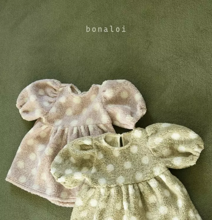 Bonaloi - Korean Children Fashion - #prettylittlegirls - Bia Dot Tunic