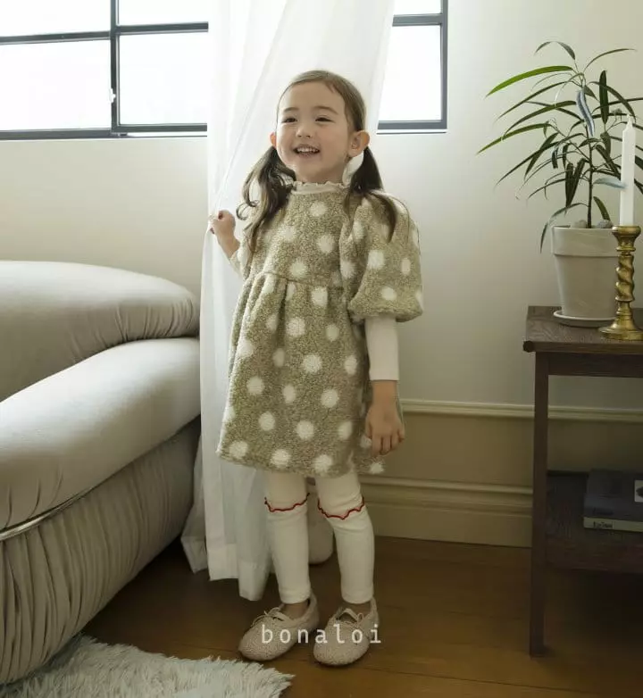 Bonaloi - Korean Children Fashion - #toddlerclothing - Bia Dot Tunic - 4