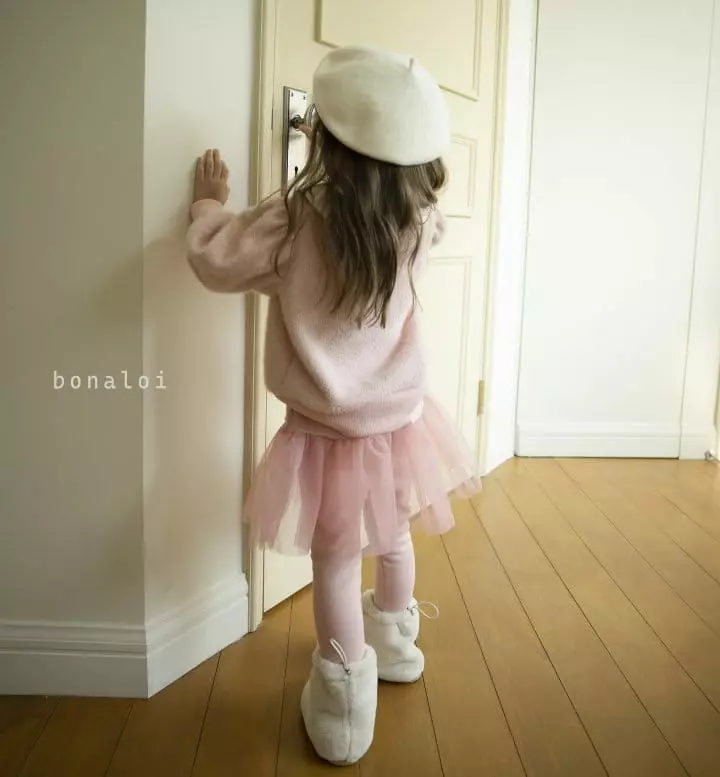 Bonaloi - Korean Children Fashion - #stylishchildhood - Tutu Mink Leggings - 2