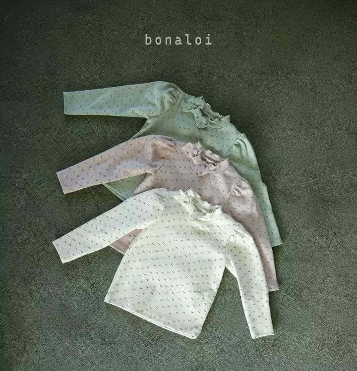 Bonaloi - Korean Children Fashion - #todddlerfashion - Petit Ribbon Tee - 3