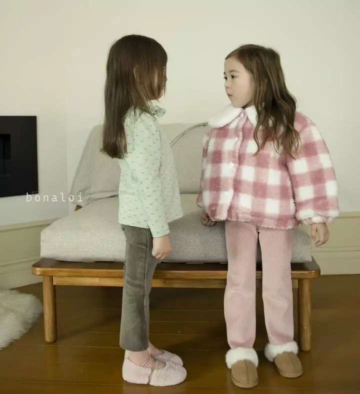Bonaloi - Korean Children Fashion - #toddlerclothing - Mink Pants - 6