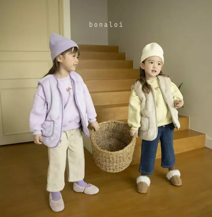 Bonaloi - Korean Children Fashion - #toddlerclothing - Reversible Vest - 5